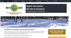 Desktop Screenshot of mysticmountainsskihire.com.au